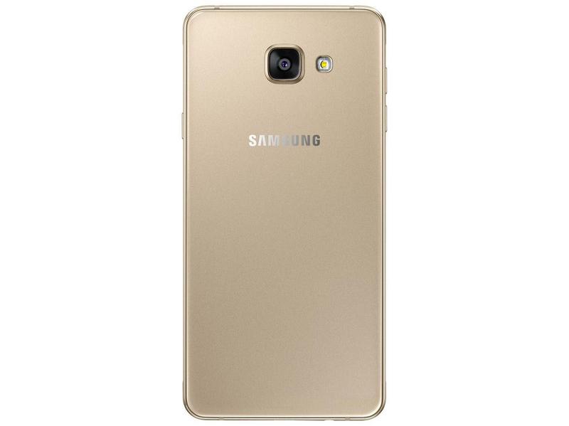Smartphone Samsung Galaxy A7 2016 Duos 16GB - Dourado Dual Chip 4G
